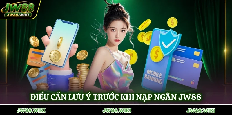 Điều cần lưu ý trước khi nạp ngân jw88