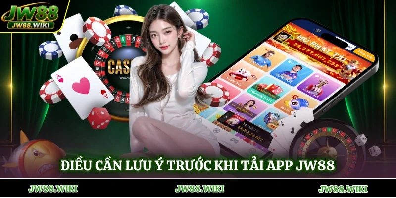 Điều cần lưu ý trước khi tải app jw88