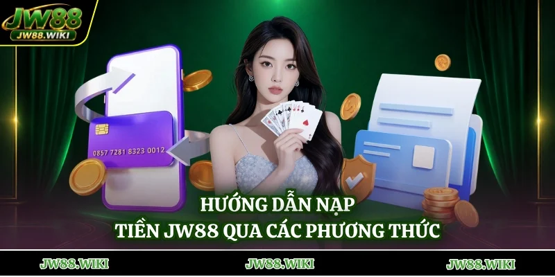 Hướng dẫn nạp tiền jw88 qua các phương thức