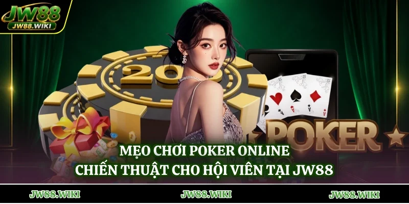 Mẹo Chơi Poker Online - Chiến Thuật Cho Hội Viên Tại Jw88